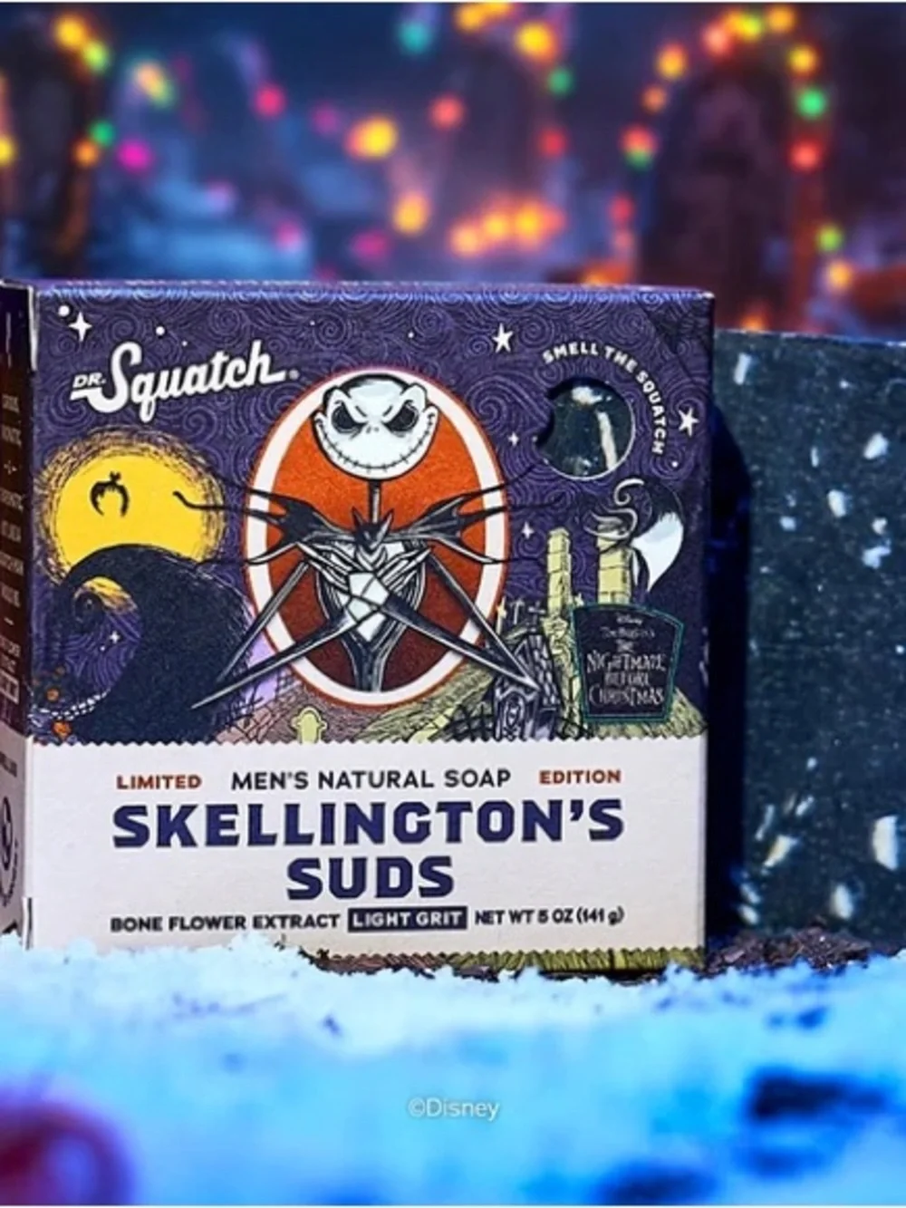 Dr. Squash Jack SKELLINGTON'S suds nightmare before Christmas soap
